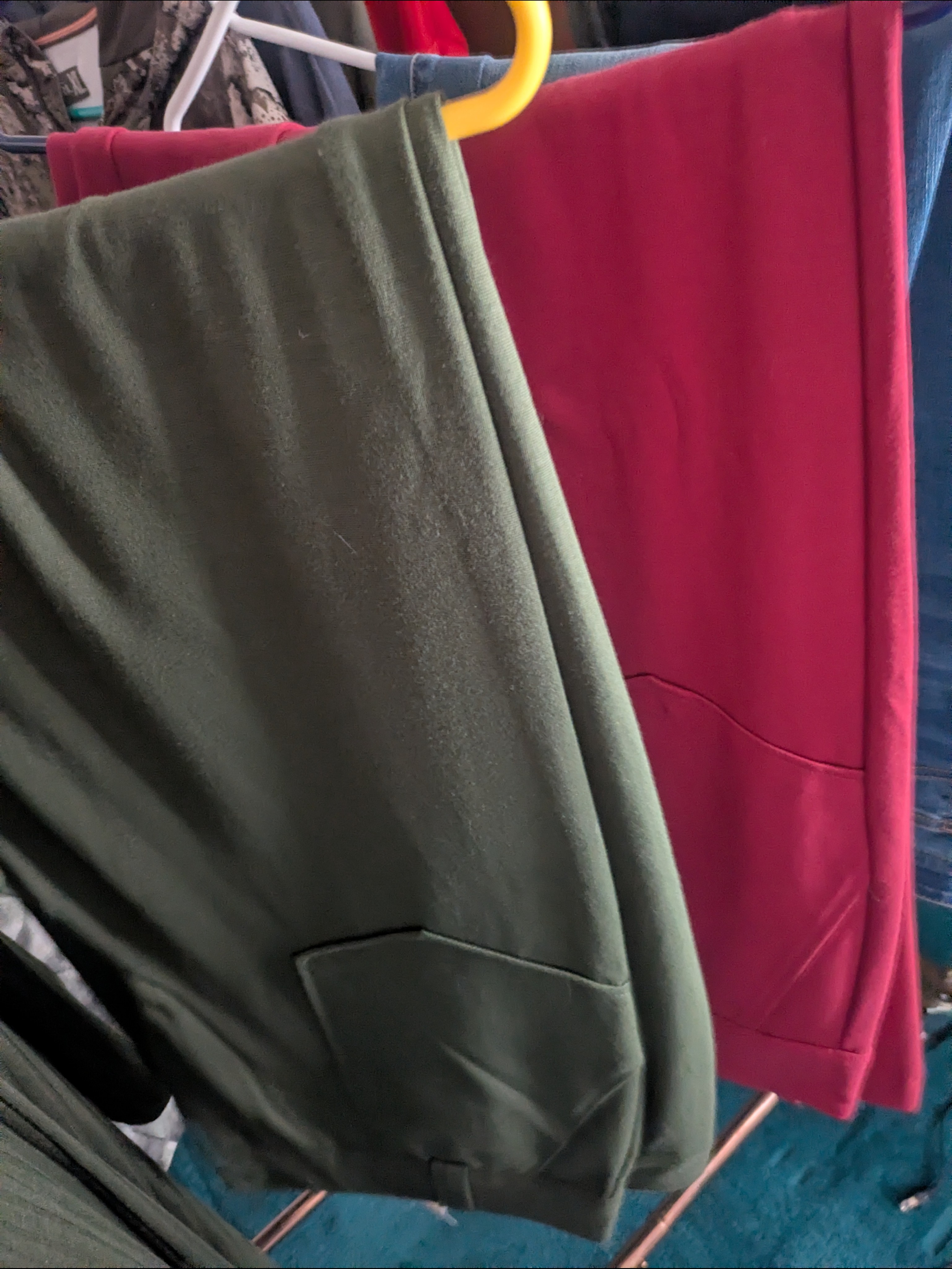 Lularoe Wide Leg Pants In Deep Magenta